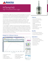 Thumbnail of document Data Sheet - HiTemp140 High Temperature Data Logger